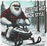 Adirondack Yeti Thrasher Unisex Heavy Blend Snowmobile Hoodie