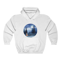 Sweet Fox Adirondack Winter Let It Snow Unisex Heavy Blend™ Hooded Sweatshirt