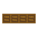 TOBIE Trail Bumper Stickers